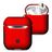 Mobigear Frosted Capa rígida para Apple AirPods 1 - Vermelho
