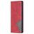 Mobigear Rhombus Slim OPPO Reno 4 Capa livro - Vermelho