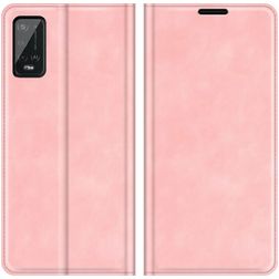 Mobigear Retro Slim Wiko Power U20 Funda tipo libro Cartera - Rosa