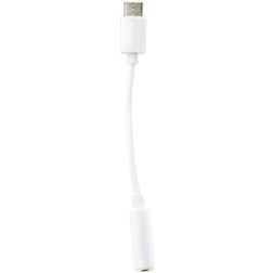 Xccess Kabel USB-C do AUX 3 / 5 mm 0,1 m - Biały