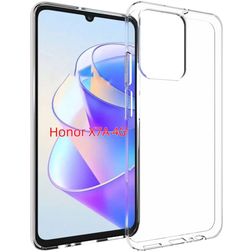 Mobigear Basics Gennemsigtig HONOR X7A Fleksibel TPU Bagsidecover - Gennemsigtig