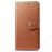 Mobigear Snap Button OPPO A9 (2020) Pungetui med Seddelrum - Cognac