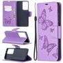 Mobigear Butterfly Samsung Galaxy S21 Ultra Wallet case - Purple