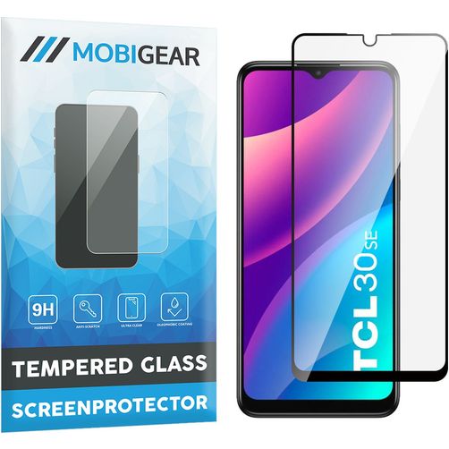 Mobigear Premium TCL 30 SE Vidro temperado Película de ecrã - Compatível com capas - Preto