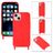 Mobigear Lanyard iPhone 14 Plus Silicone Cover con cordino - Rosso