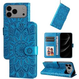 Mobigear Sunflower iPhone 17 Pro Max Wallet case - Blue