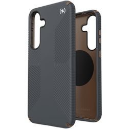 Speck Presidio2 Grip Magnet Samsung Galaxy S25 Plus MagSafe Hard Case Back cover Shockproof - Charcoal Grey