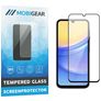 Mobigear Premium Samsung Galaxy A15 Tempered Glass Screen Protector - Case Friendly - Black