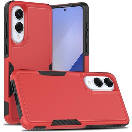 Mobigear Heavy Armor Samsung Galaxy S25 Edge Hard Case Back cover Shockproof - Red