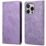 Mobigear Wallet iPhone 16 Pro Lompakkokotelo + Setelitasku - Violetti