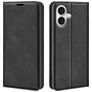 Mobigear Retro Slim iPhone 17 Plånboksfodral med sedelfack - Svart