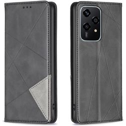 Mobigear Rhombus Slim HONOR 200 Lite Cover a libro - Nero