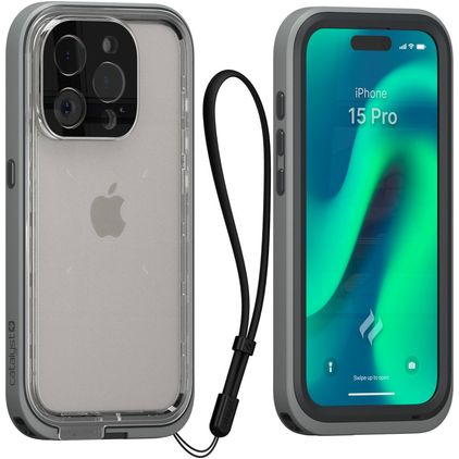 Catalyst Total Protection iPhone 15 Pro Hardcase Back cover Antiurto - Grigio