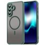 Mobigear Shockproof Samsung Galaxy A37 MagSafe Plástico rígido Capa traseira - Verde