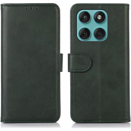 Mobigear Wallet Motorola Edge 60 Fusion Funda tipo libro Cartera - Verde