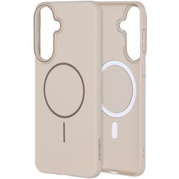 Mobiparts Slim Line Samsung Galaxy A57 MagSafe Hardcase Etui plecki - Off White