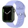Mobigear Bumpy Silikoni Apple Watch Ranneke Solki - 49/46/45/44 mm - Violetti