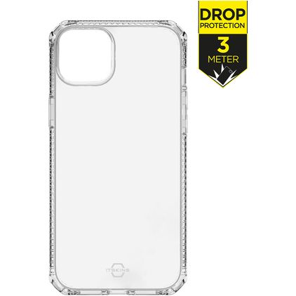 ITSKINS SpectrumClear-R Läpinäkyvä iPhone 15 Joustava TPU Suojakuori Iskunkestävä - Läpinäkyvä