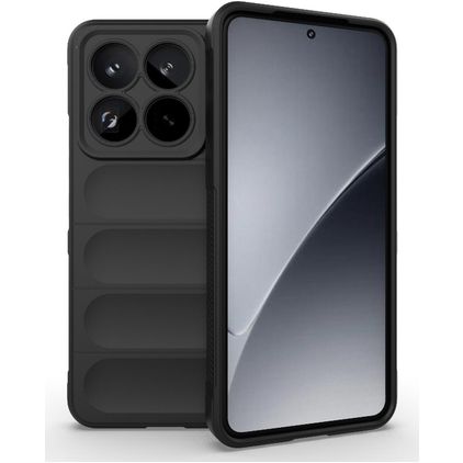 Mobigear Bumpy Xiaomi 15 Pro TPU flessibile Back cover - Nero