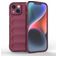 Mobigear Bumpy iPhone 15 Flexible TPU Back cover - Burgundy
