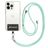 Mobigear Lanyard Uniwersalna regulowana smycz do telefonu - Turkusowy