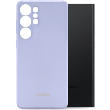 Mobilize Rubber Gelly Samsung Galaxy S24 Ultra Joustava TPU Suojakuori - Pastel Purple