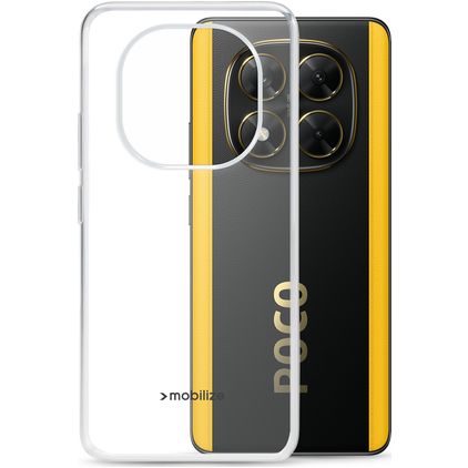 Mobilize Gelly Transparent POCO X7 Flexibel TPU Skal - Transparent