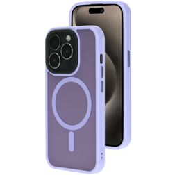 Mobiparts Hardcover iPhone 15 Pro MagSafe Hard Case Back cover - Satin Lila
