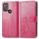 Mobigear Clover Motorola Moto G50 Etui z klapką typu portfel - Różowy