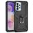 Mobigear Armor Ring Samsung Galaxy A23 Funda Plástico rígido Carcasa Antigolpes con anillo - Negro