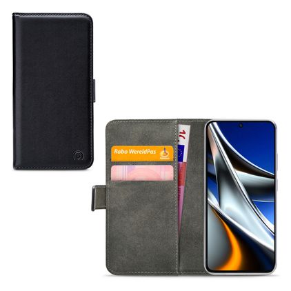 Mobilize Classic Gelly Wallet POCO X4 Pro 5G Lompakkokotelo + Setelitasku - Musta