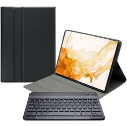 Mobilize Detachable Bluetooth Keyboard Samsung Galaxy Tab S7 QWERTY Keyboard Wallet case - Black
