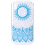 Mobigear Design iPhone XS Max Elastyczne TPU Etui plecki - Mandala Blue