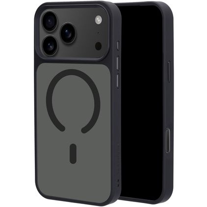 Mobiparts Hardcover iPhone 18 Pro Max MagSafe Kova Suojakuori - Satin Black