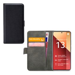 Mobilize Classic Gelly Wallet POCO M6 Pro Funda tipo libro Cartera - Negro