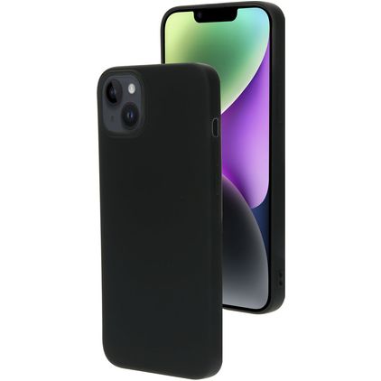 Mobiparts iPhone 14 Plus Silikon Etui plecki - Czarny