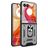 Mobigear Armor Ring Motorola Razr 50 Ultra Fodral Hårdplast Skal Stötsäkert med ringhållare - Silver