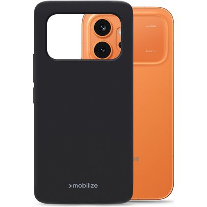 Mobilize Rubber Gelly Honor 600 Smart TPU flexible Carcasa - Negro