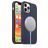 Mobigear Rubber Touch iPhone 12 Pro Silicone MagSafe Back cover - Navy Blue