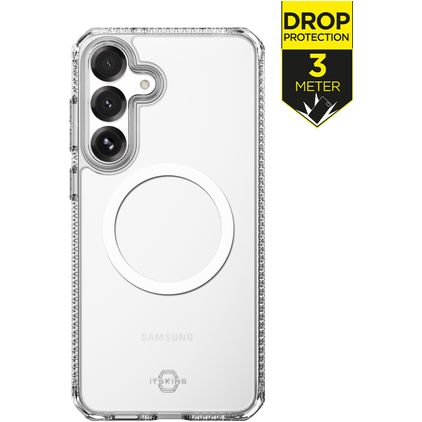 ITSKINS Level 2 HybridMagClear R Transparent Samsung Galaxy S25 FE MagSafe Fodral Hårdplast Skal Stötsäkert - Transparent