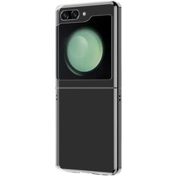 Mobigear Crystal Gennemsigtig Samsung Galaxy Z Flip 5 Hårdt Bagsidecover - Gennemsigtig