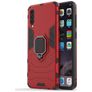 Mobigear Armor Ring Samsung Galaxy A50 Hard Case Back cover Shockproof with Ring Holder - Red