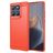 Mobigear Brushed Slim Motorola Edge 60 Fusion Fleksibel TPU Bagsidecover - Rød