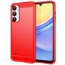 Mobigear Brushed Slim Samsung Galaxy A56 TPU flexible Carcasa - Rojo