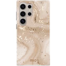 MIO Samsung Galaxy S24 Ultra MagSafe Fodral Hårdplast Skal - Gold Marble