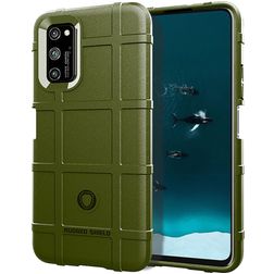 Mobigear Rugged Shield Realme 7 Pro TPU flessibile Back cover Antiurto - Verde