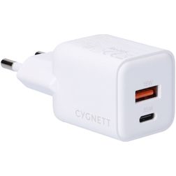 Cygnett Powerplus Dual USB / USB-C Laturi Power Delivery 35W - Valkoinen