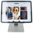 Valenta Aluminum Foldable Supporto da tavolo per tablet - Argento Universale