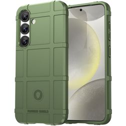 Mobigear Rugged Shield Samsung Galaxy S25 Plus Flexible TPU Back cover Shockproof - Green