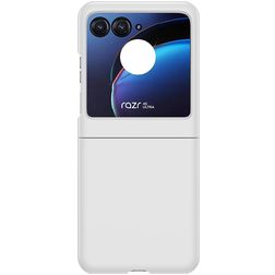 Mobigear Colors Motorola Razr 40 Ultra Plástico rígido Capa traseira - Branco